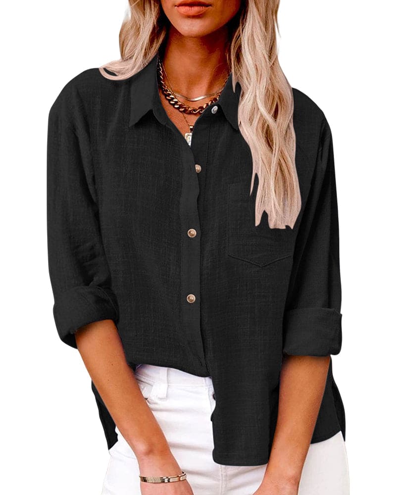 Chemise femme à boutons