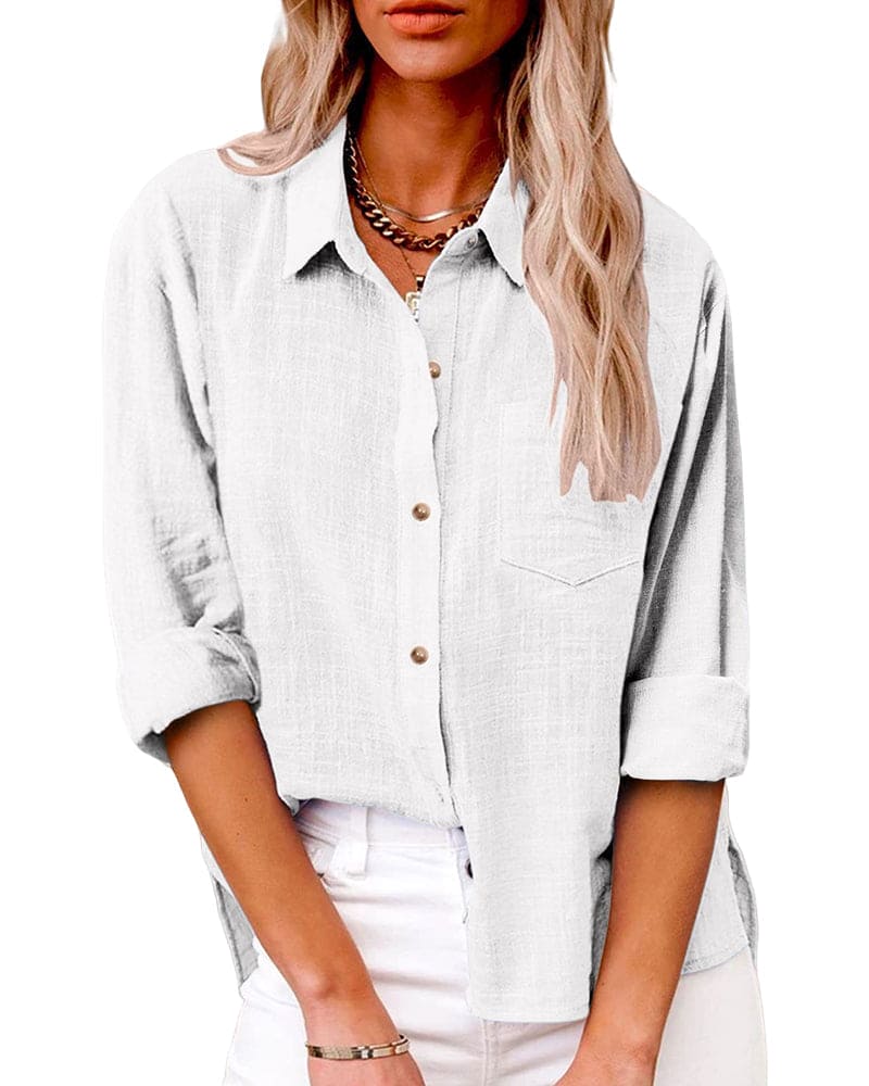 Chemise femme à boutons