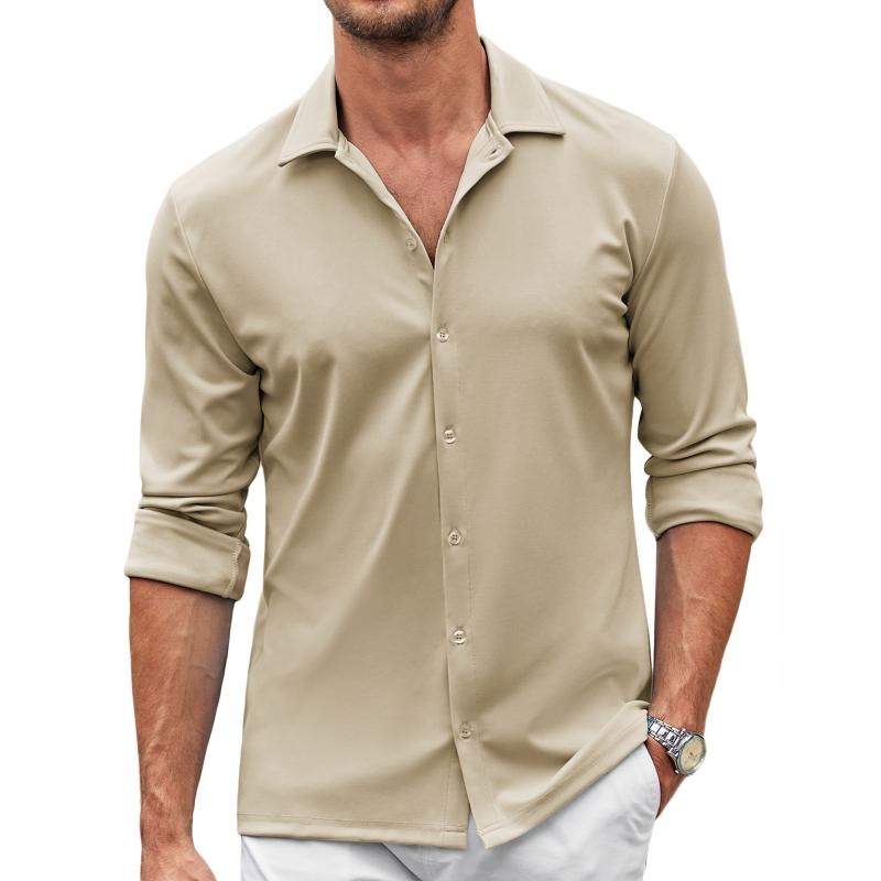 Chemise habillée extensible pour homme