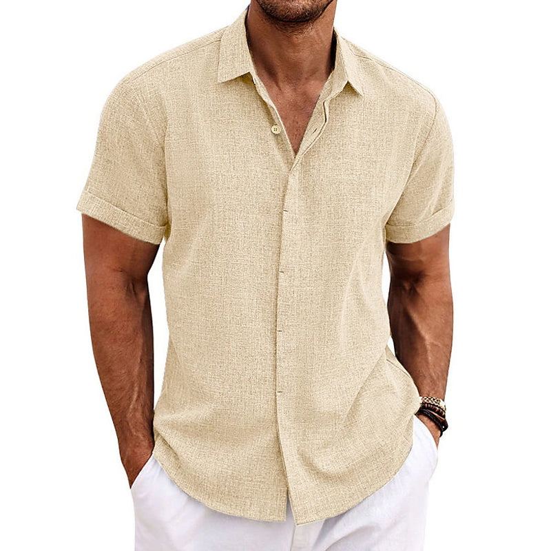 Chemise homme manches courtes