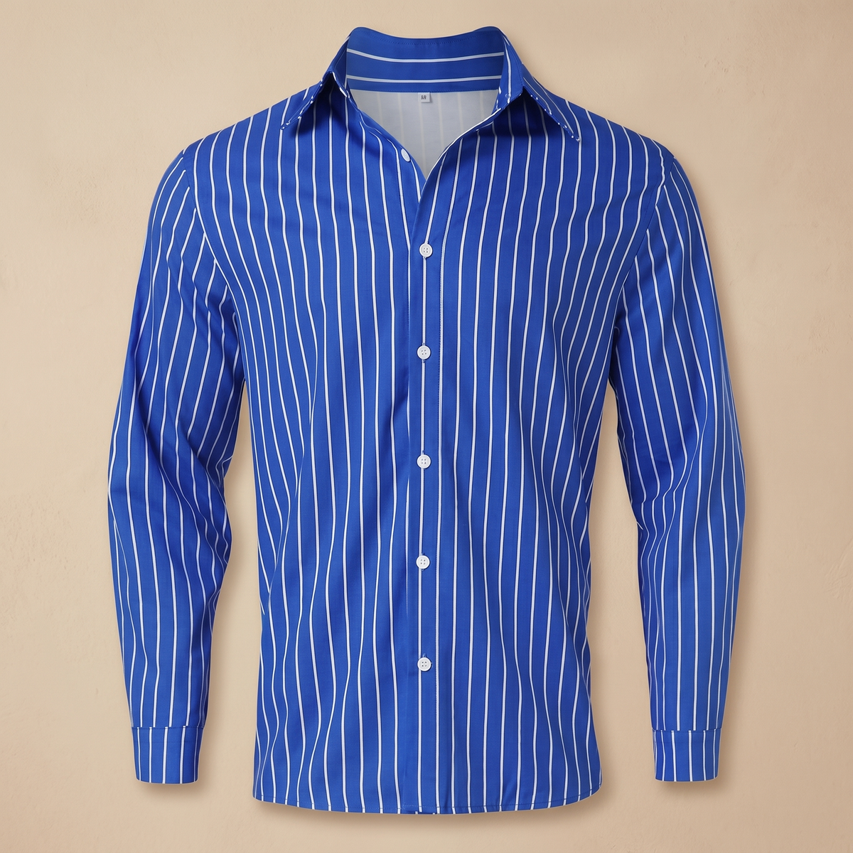 Chemise rayée en coton pour homme | Blouse casual respirante d'été