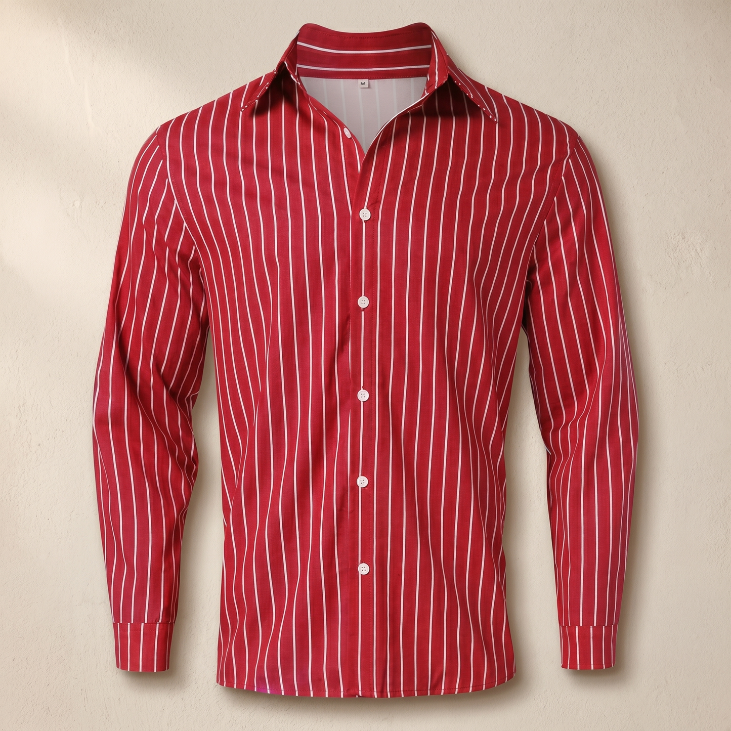 Chemise rayée en coton pour homme | Blouse casual respirante d'été