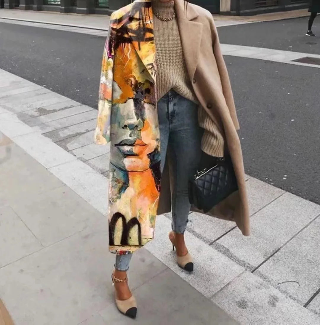 Chic Oversized Coat - Elegant, Comfortable Coat for All Occasions