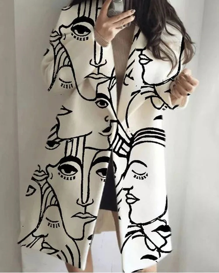 Chic Oversized Coat - Elegant, Comfortable Coat for All Occasions