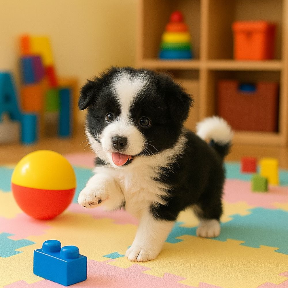 Chien jouet interactif qui marche et aboie pour un jeu réaliste
