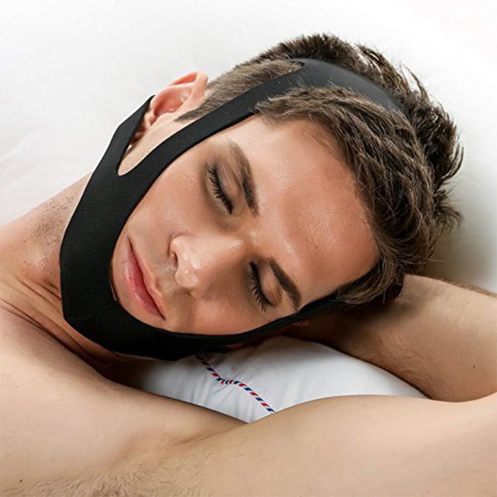 Chin Strap to Prevent Snoring Made of Breathable Neoprene – Reduces Snoring and Ensures Comfortable Sleep at Night