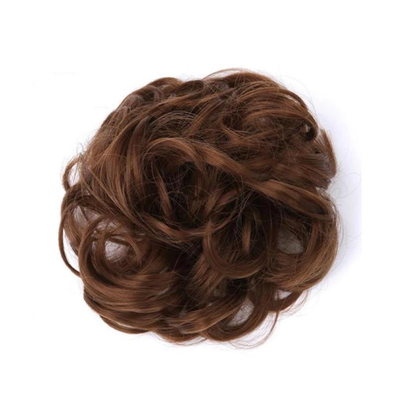 Chouchou postiche chignon flou