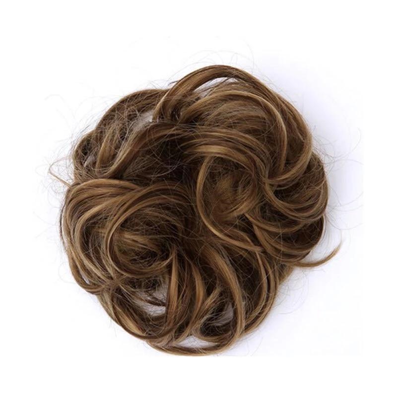 Chouchou postiche chignon flou