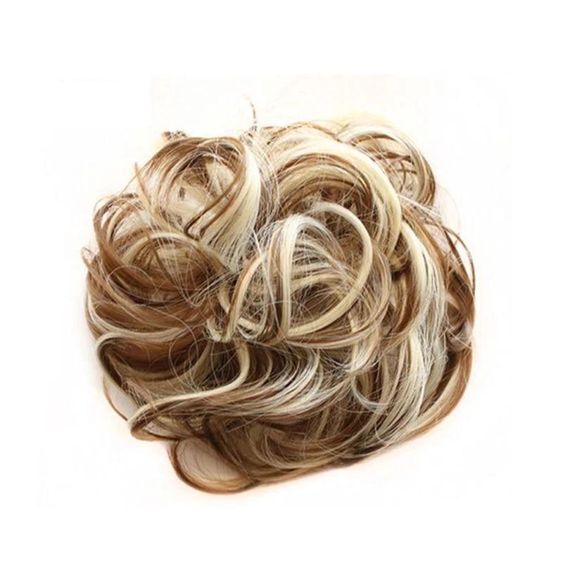 Chouchou postiche chignon flou