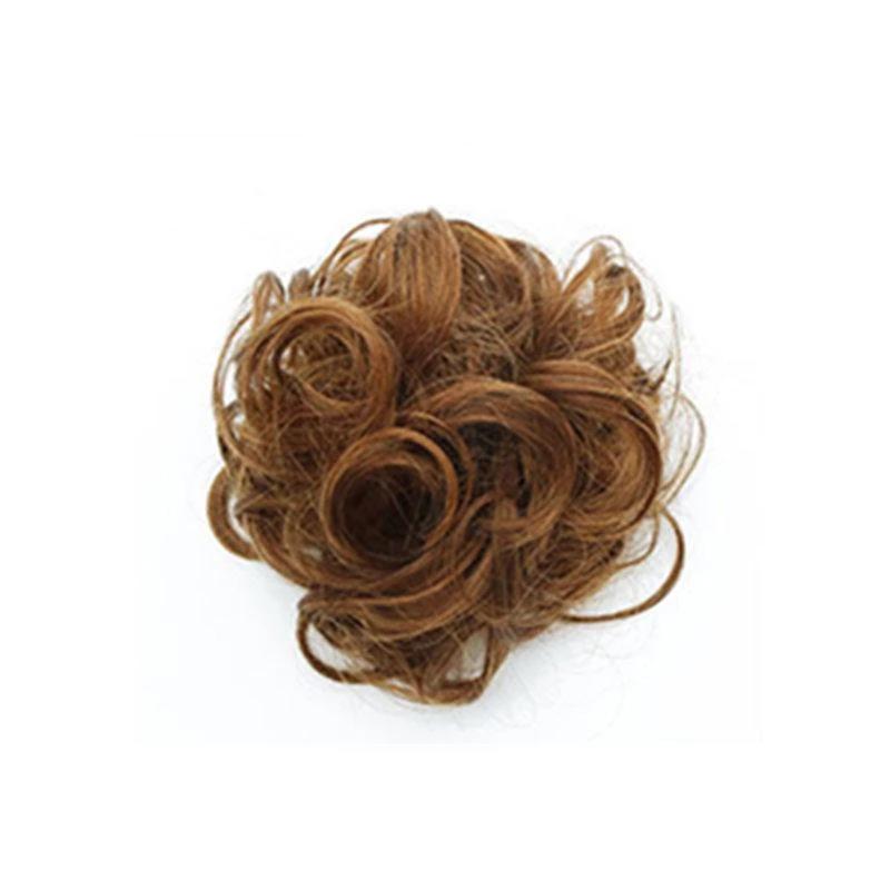 Chouchou postiche chignon flou