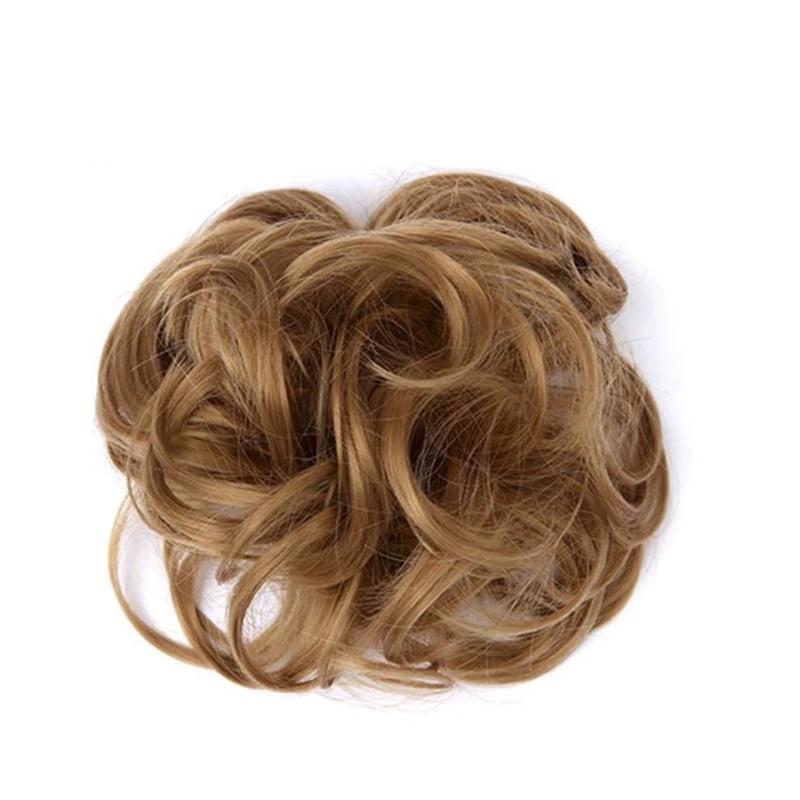 Chouchou postiche chignon flou