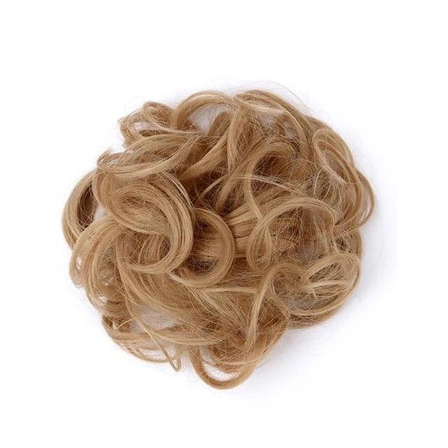 Chouchou postiche chignon flou