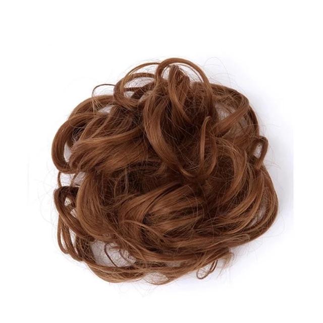 Chouchou postiche chignon flou