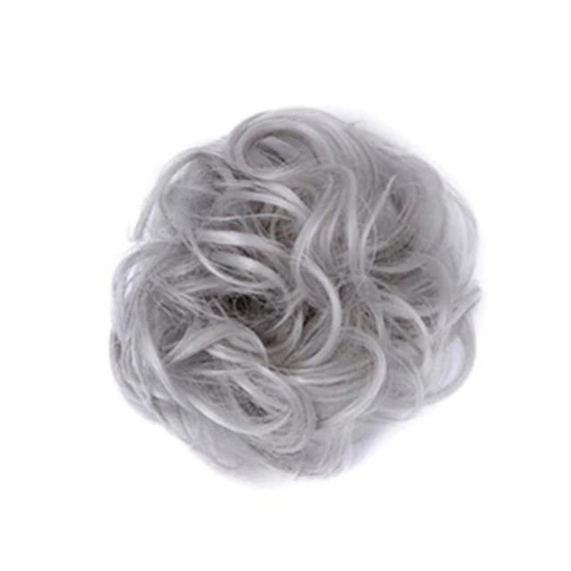 Chouchou postiche chignon flou
