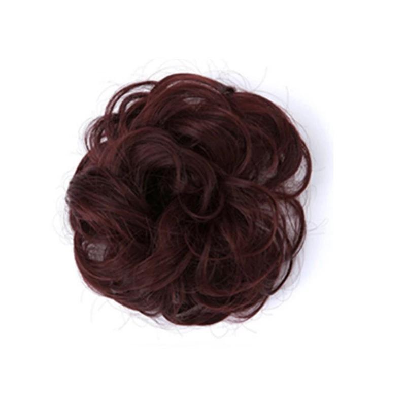Chouchou postiche chignon flou