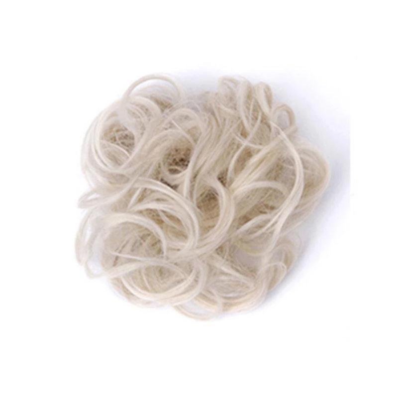 Chouchou postiche chignon flou
