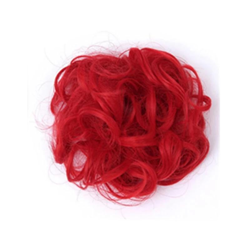 Chouchou postiche chignon flou