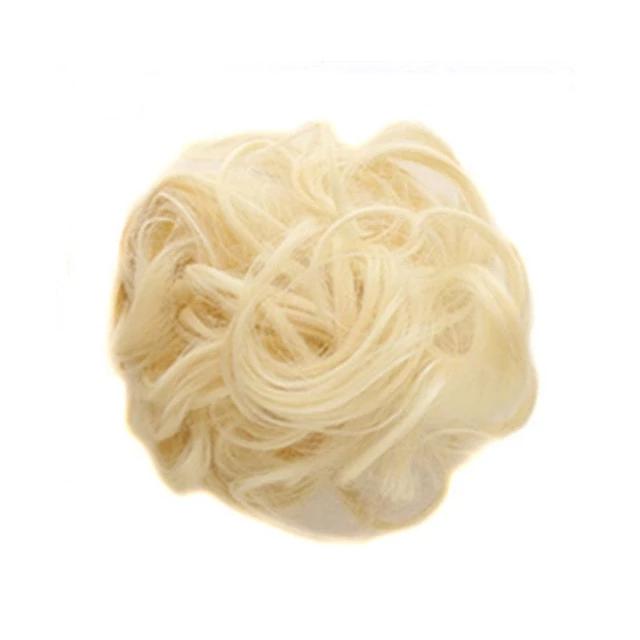 Chouchou postiche chignon flou