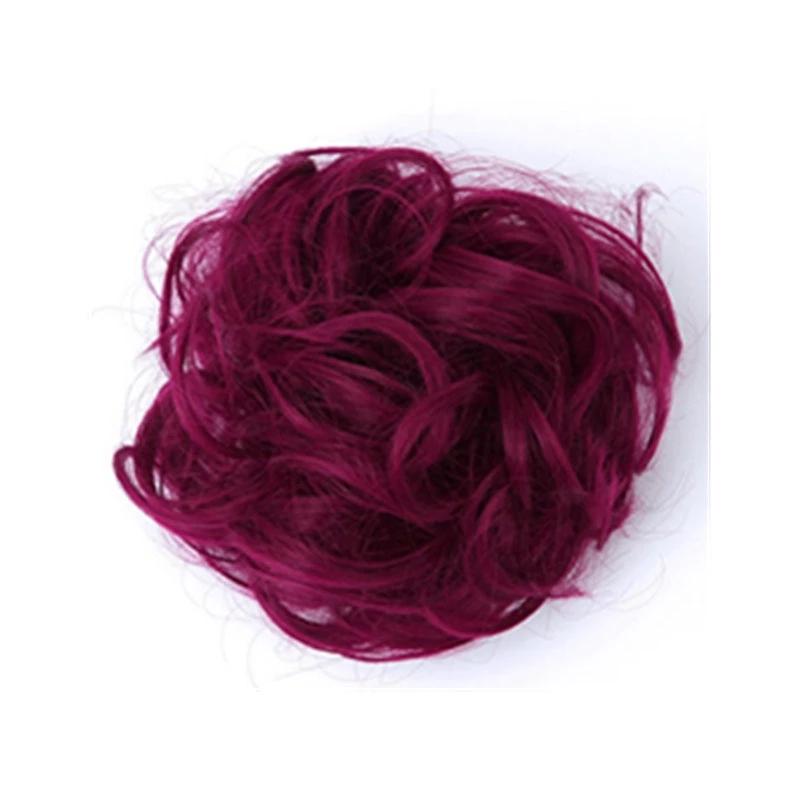Chouchou postiche chignon flou