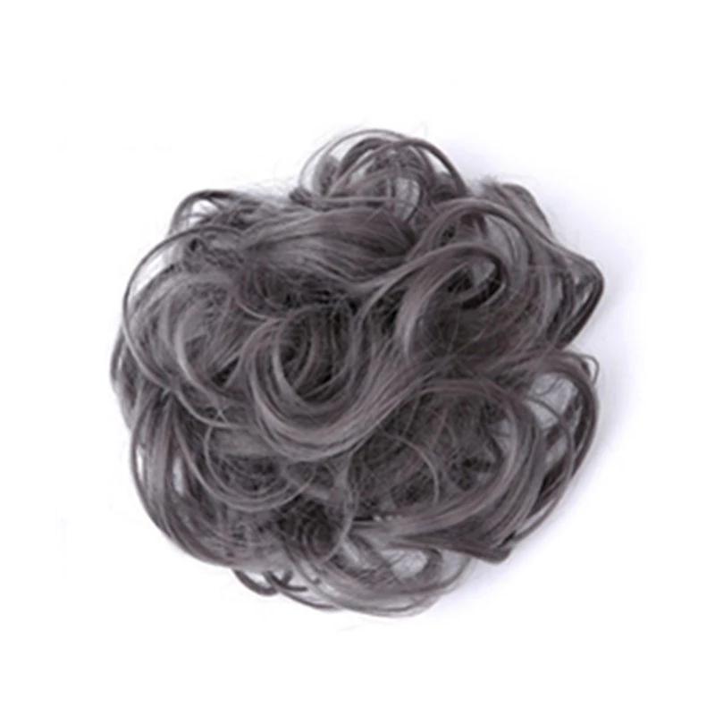 Chouchou postiche chignon flou