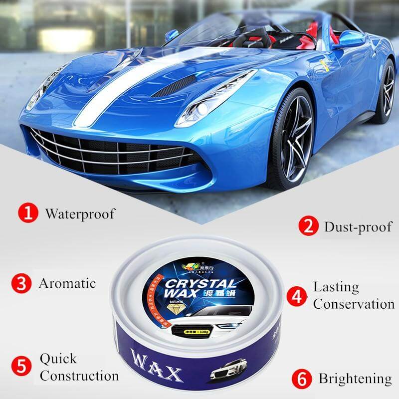 Cire cristalline pour automobile