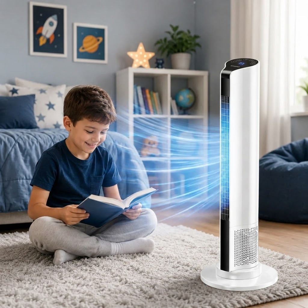 Climatiseur mobile sur colonne, rafraîchisseur d'air d'intérieur