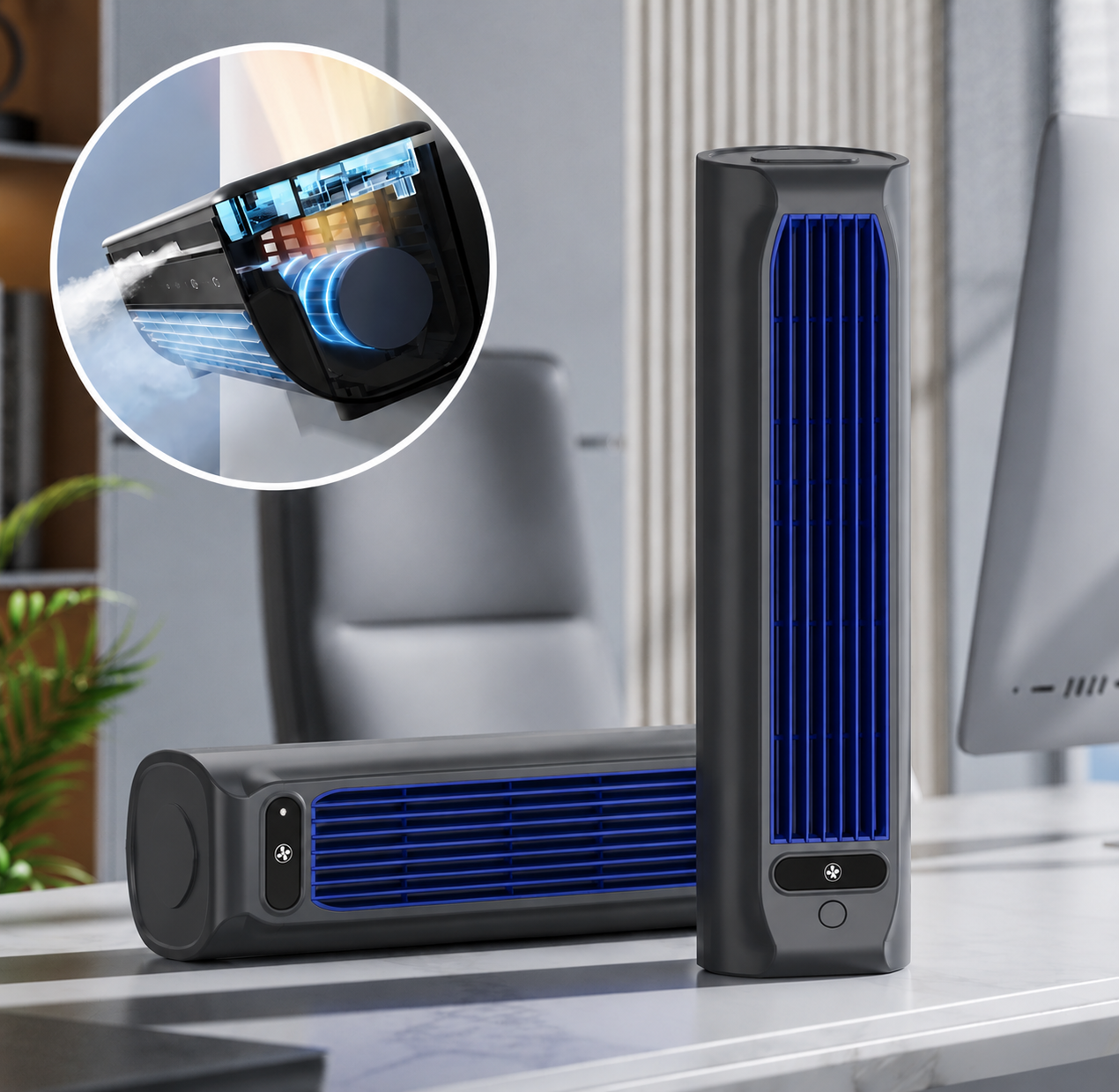 Climatiseur portable rechargeable