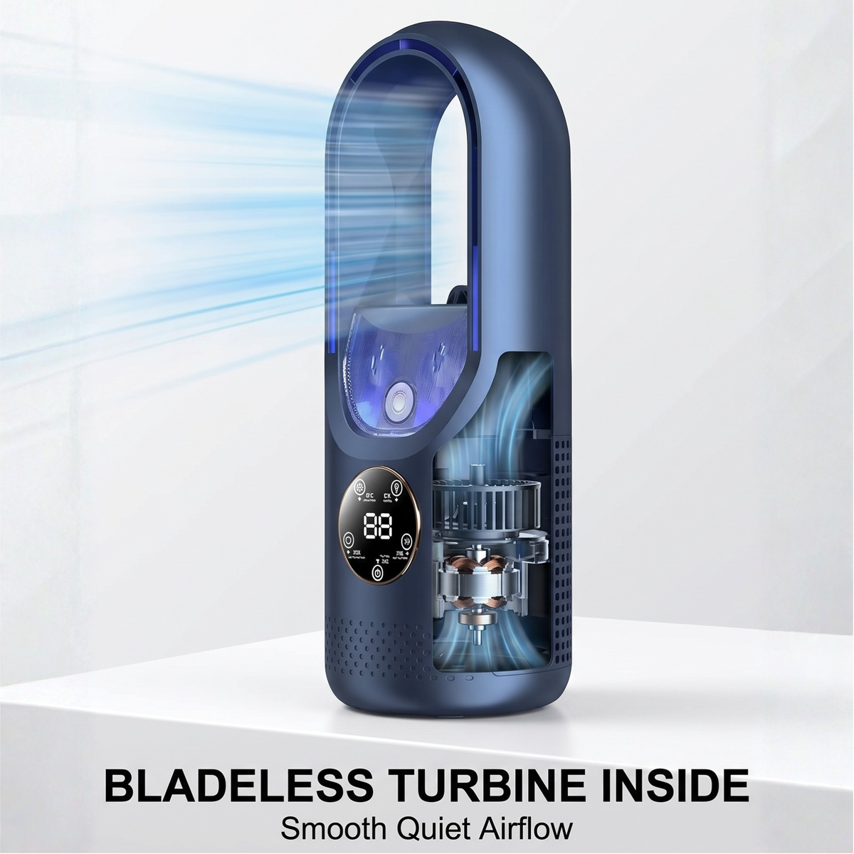 Climatiseur portable silencieux sans pales pour maison et bureau