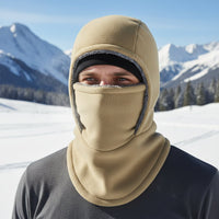COLD HOOD – Cagoule thermique en polaire pour cyclisme et sports de plein air par temps glacial