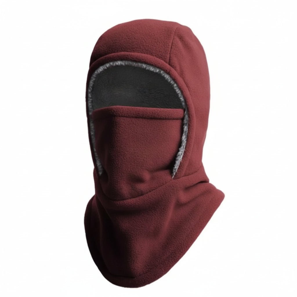 COLD HOOD – Thermal Fleece Balaclava for Cycling & Outdoor Sports in Icy Weather