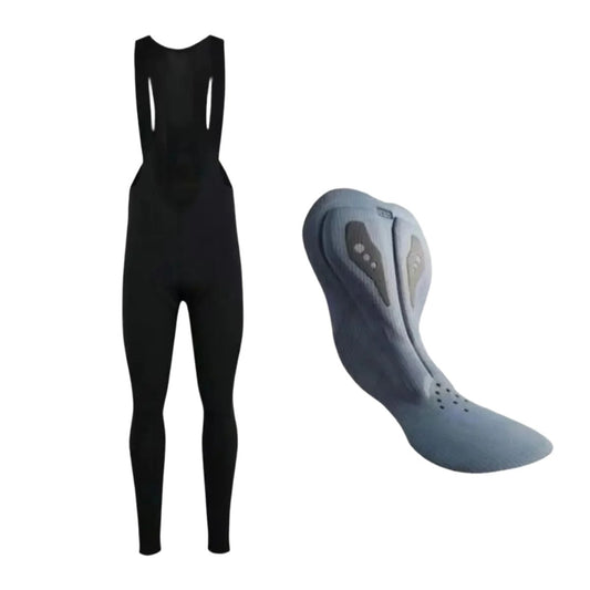 Collant thermique de cyclisme pour homme avec peau de chamois