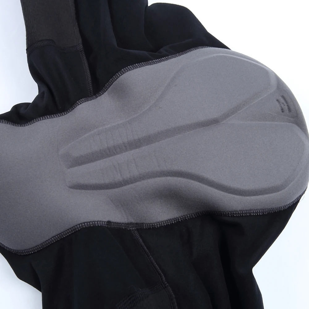 Collant thermique de cyclisme pour homme avec peau de chamois