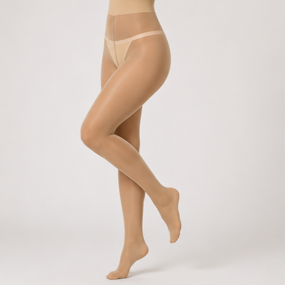 Collants fins extensibles conçus pour les formes (lot de 2)