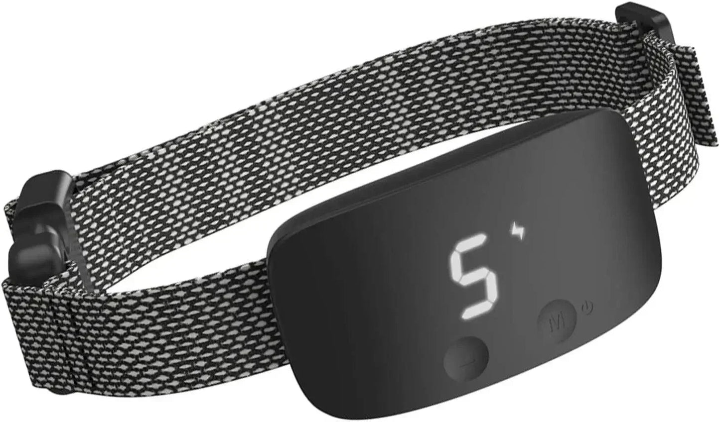 Collier anti-aboiement pour chien rechargeable et étanche