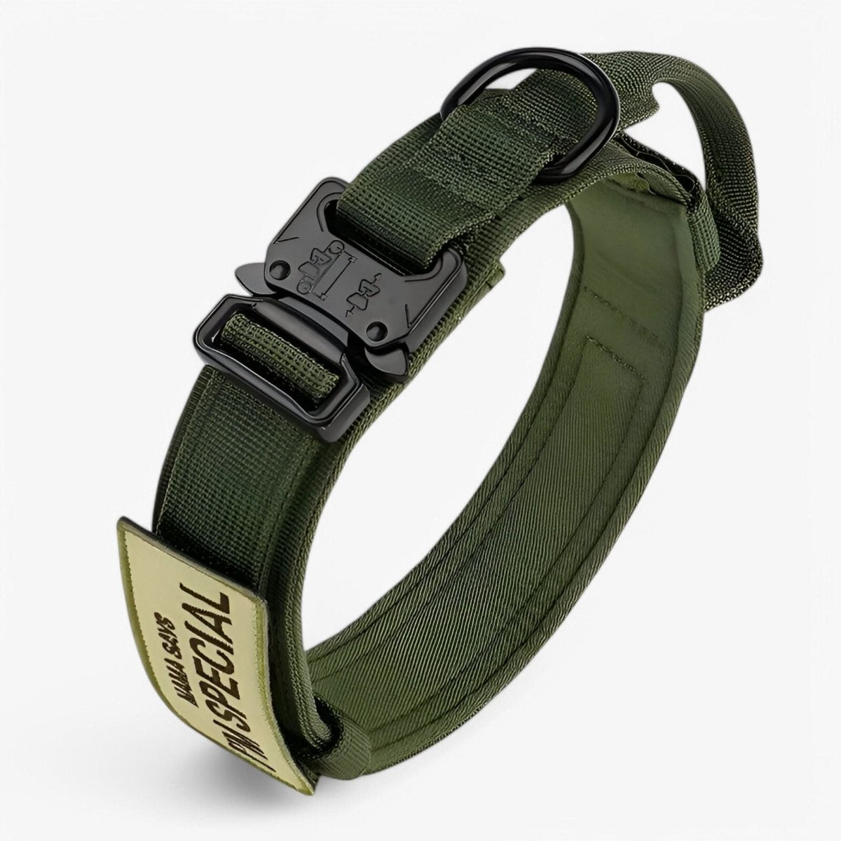 Collier de chien réglable en nylon durable, imperméable, avec poignée ergonomique, pour chiens de taille moyenne et grande