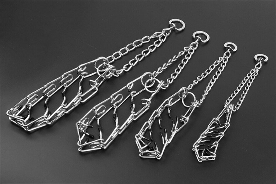 Collier de dressage ajustable pour chien avec picots en caoutchouc