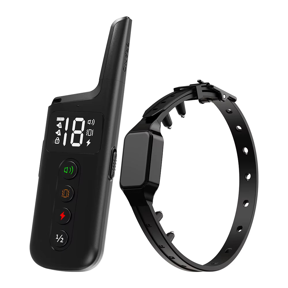 Collier de dressage électrique – télécommande 500m, étanche IPX7, modes choc, vibration et son