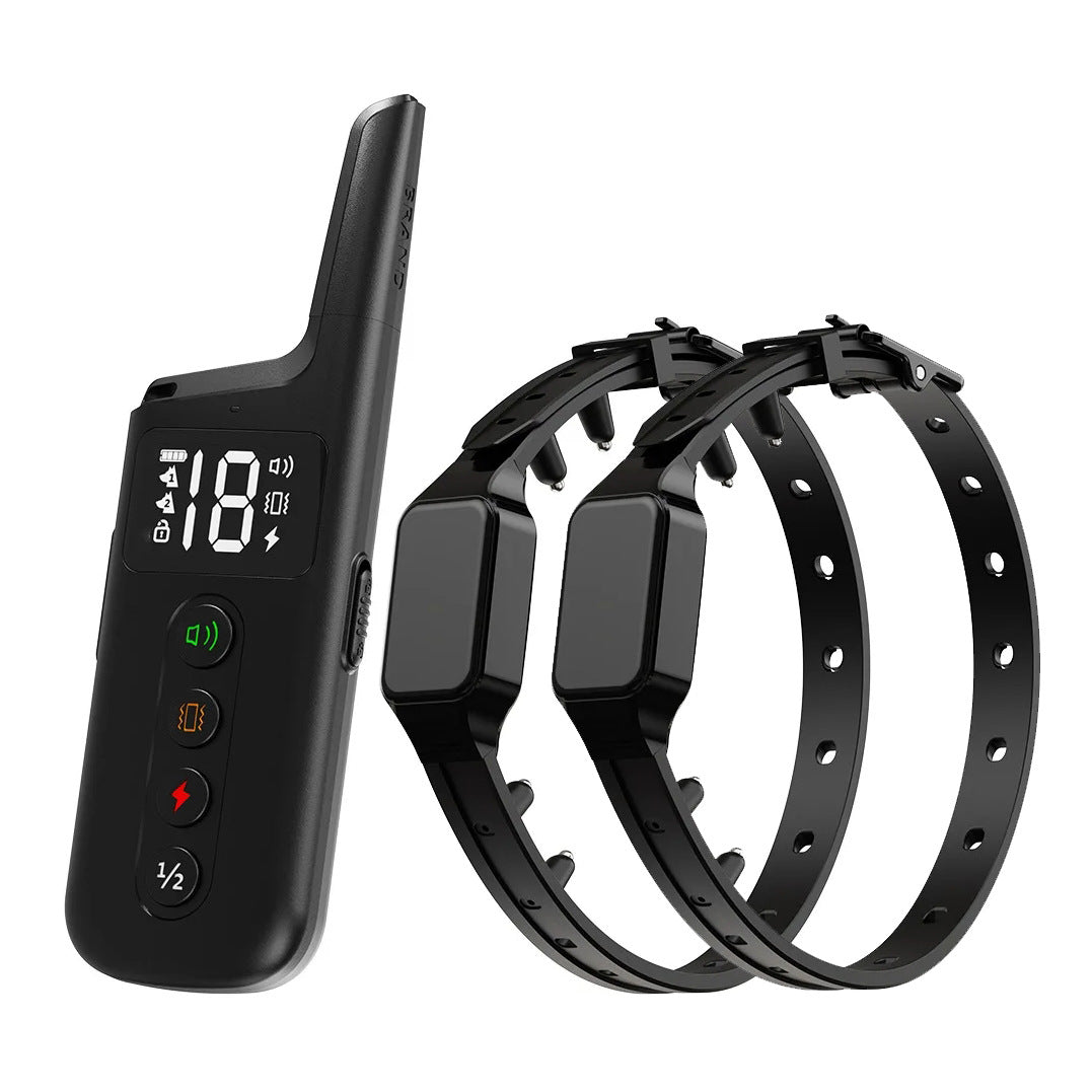 Collier de dressage électrique – télécommande 500m, étanche IPX7, modes choc, vibration et son