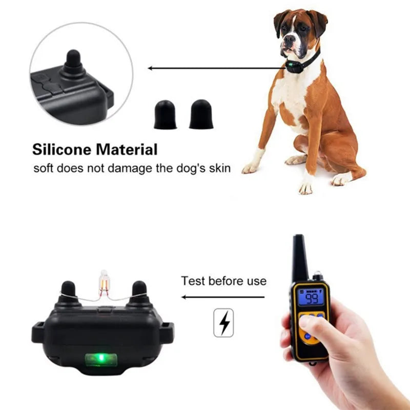 Collier de dressage électronique pour chiens – sûr, efficace, avec télécommande