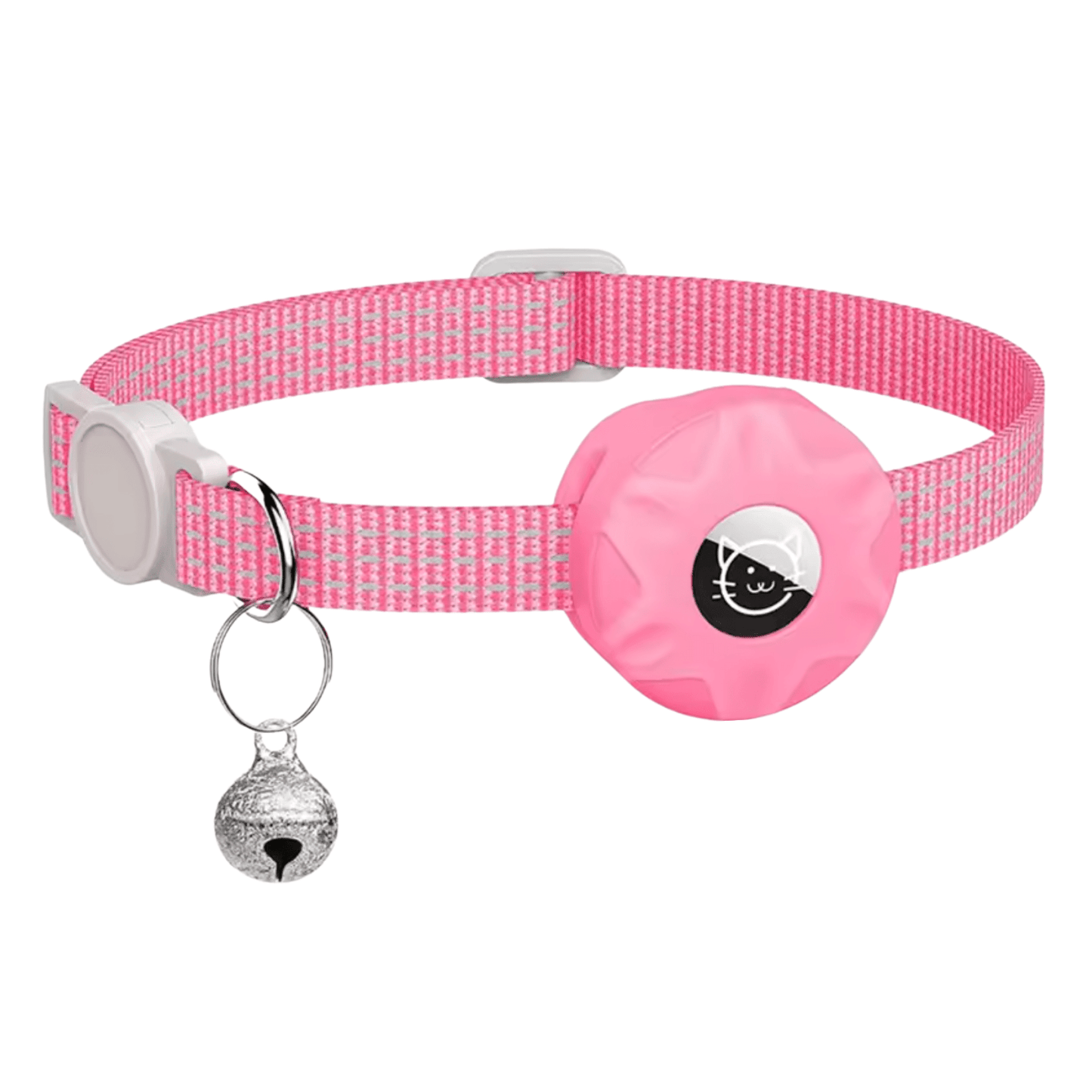 Collier pour chat avec localisateur Bluetooth et design réfléchissant pour une sécurité accrue