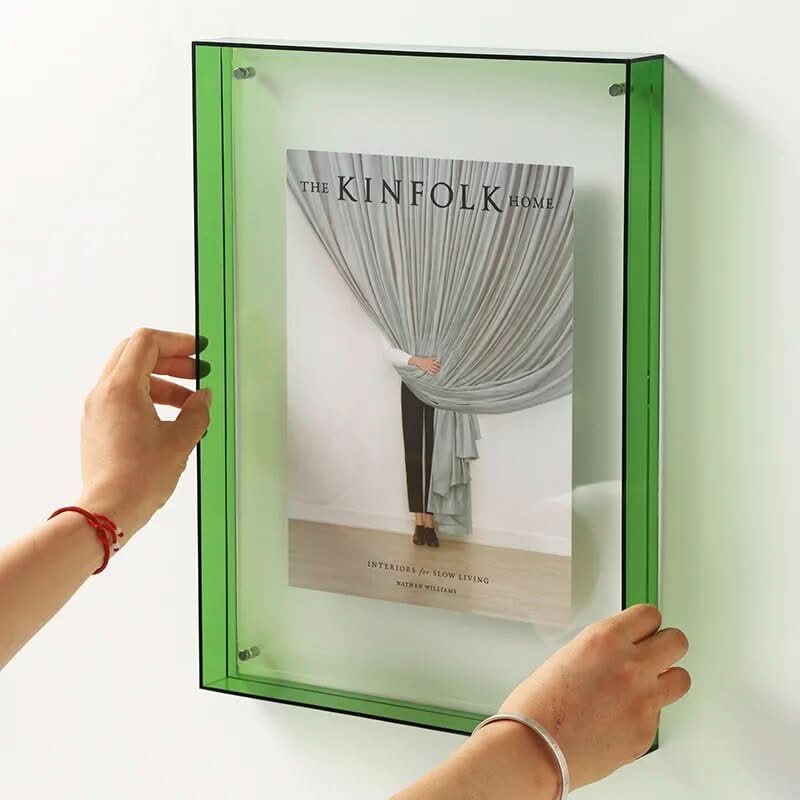 COLORFRAME - Colorful Transparent Acrylic Photo Frame for Vivid Memories