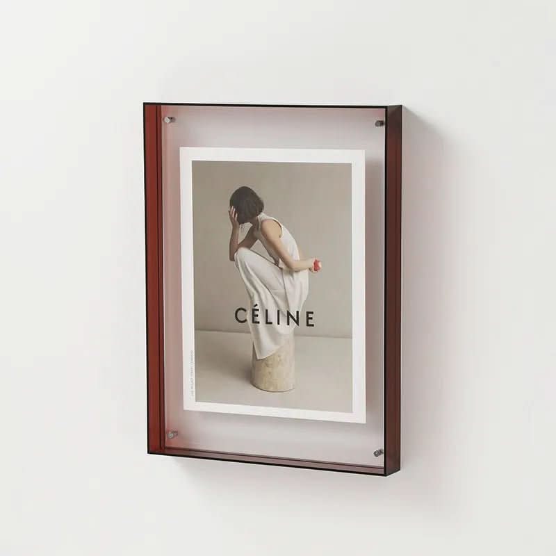 COLORFRAME - Colorful Transparent Acrylic Photo Frame for Vivid Memories