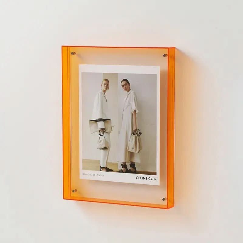 COLORFRAME - Colorful Transparent Acrylic Photo Frame for Vivid Memories