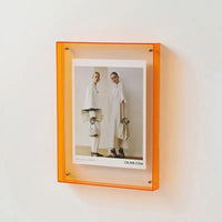 COLORFRAME - Marco de fotos acrílico transparente y colorido para recuerdos vivos