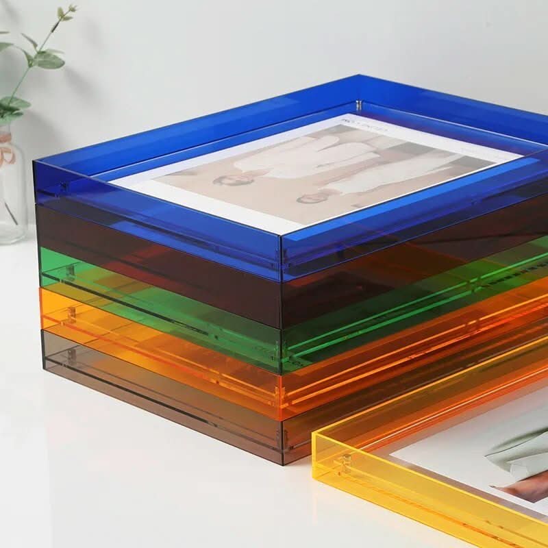 COLORFRAME - Colorful Transparent Acrylic Photo Frame for Vivid Memories