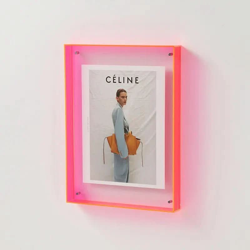 COLORFRAME - Colorful Transparent Acrylic Photo Frame for Vivid Memories