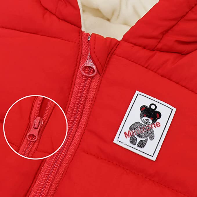 Combinaison de neige chaude et confortable avec petites oreilles pour enfant