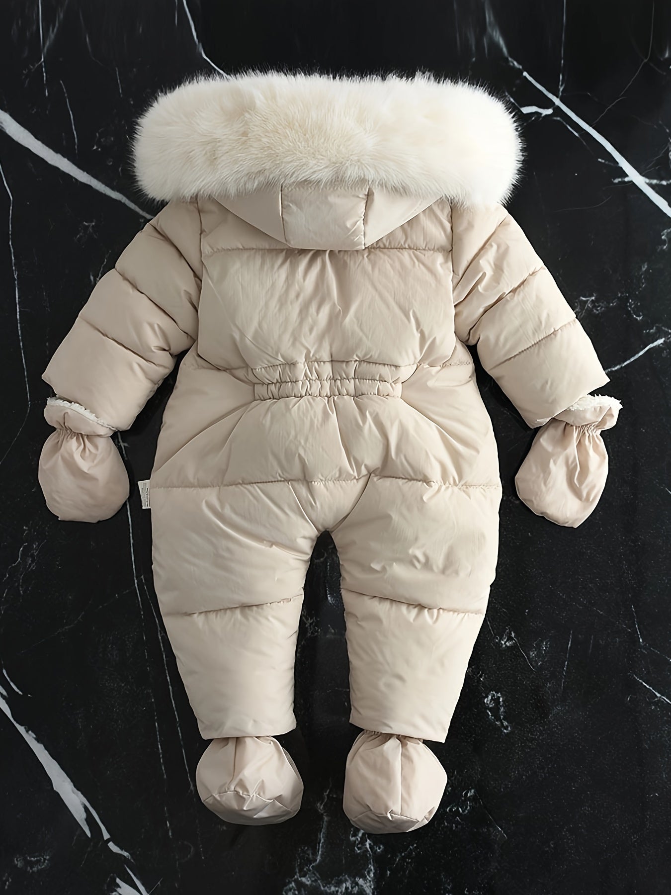 Combinaison de neige luxueuse à capuche pour enfant pour le grand froid