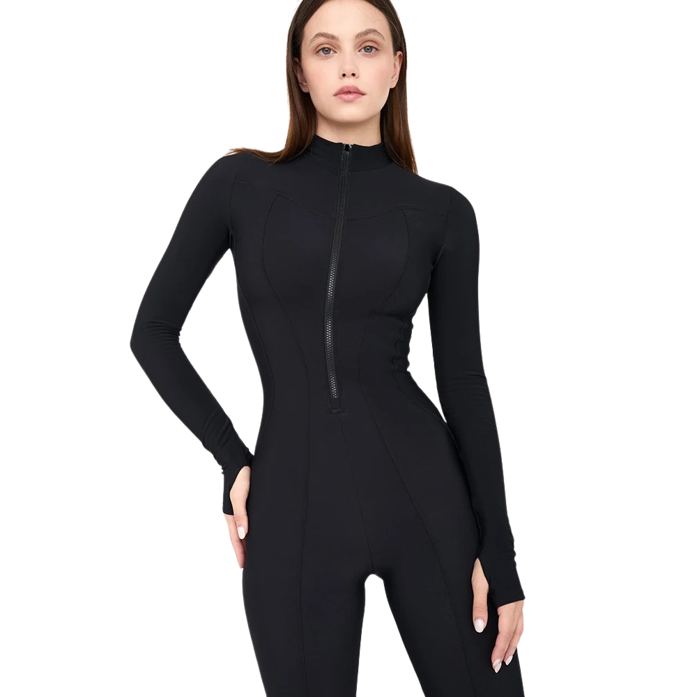 Combinaison de sport zippée