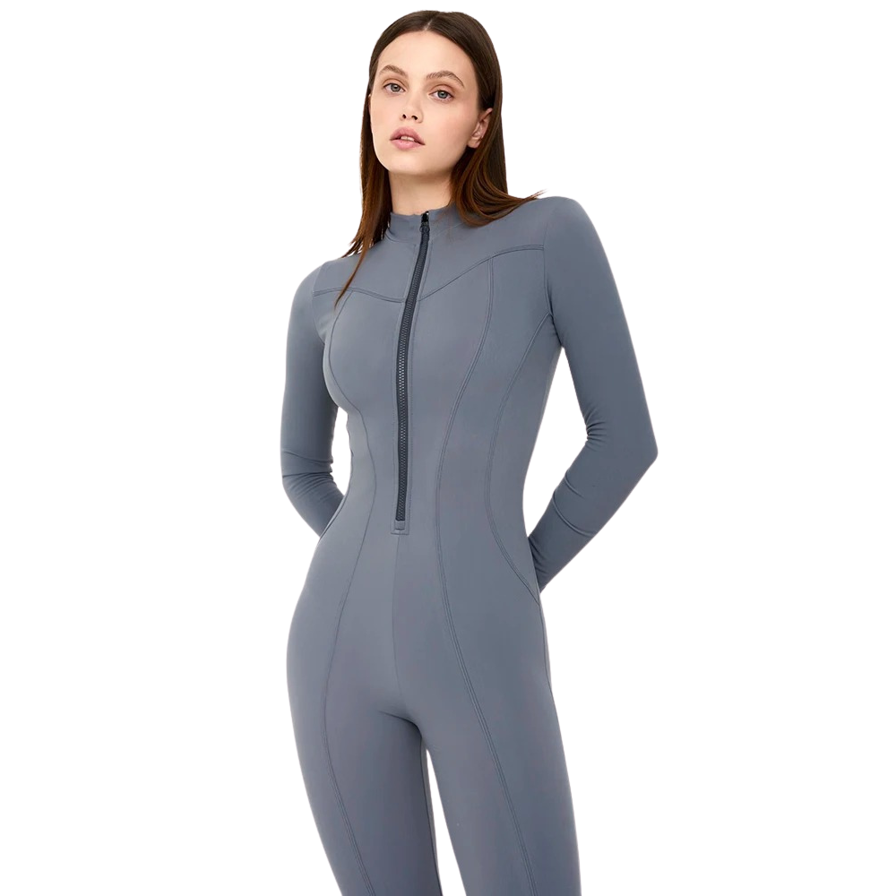 Combinaison de sport zippée